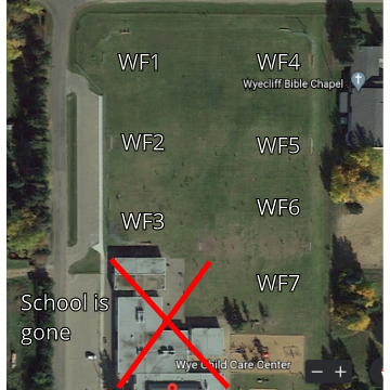 Wye School Blastball Map Wye School Blastball Map