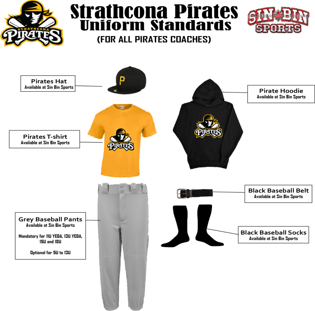 Coach Uniform Standards Sherwood Park Minor Baseball Association